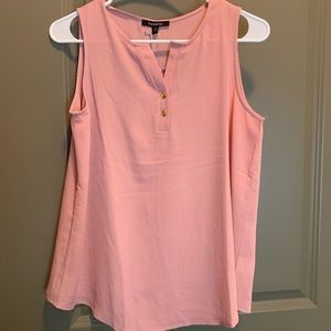 NWT Blush Button Sleeveless blouse